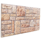 VidaXL Wandpaneele 10 Stk. 3D 100x50 cm EPS braun