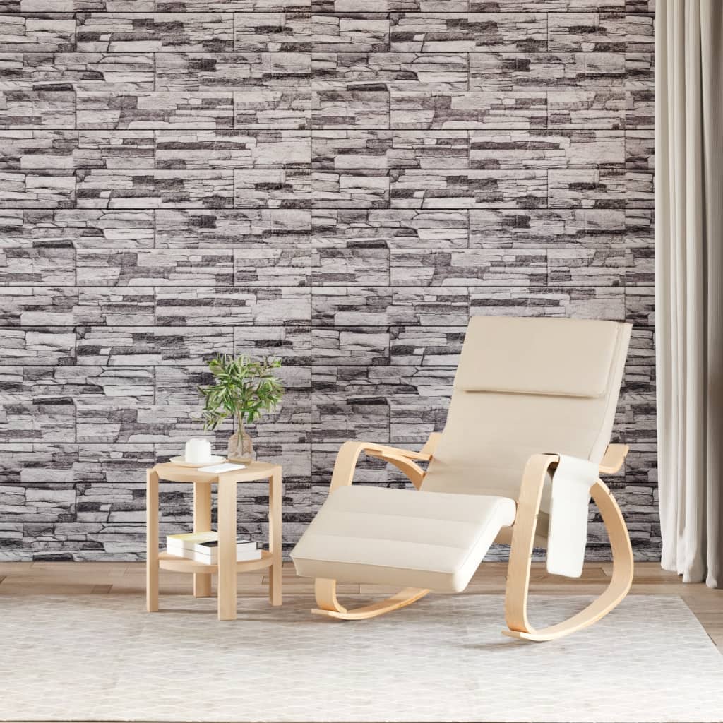 VidaXL Wandpaneele 10 Stk. 3D 100x50 cm EPS Hellgrau
