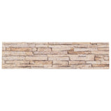 Vidaxx Wandpaneele 14 Stk. 3D 100x25 cm EPS braun