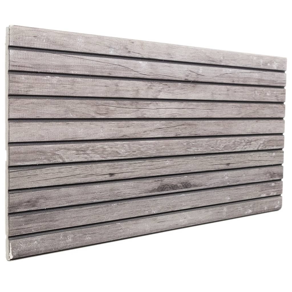 Vidaxx Wandpaneele 5 Stk. 3D 100x50 cm EPS grau