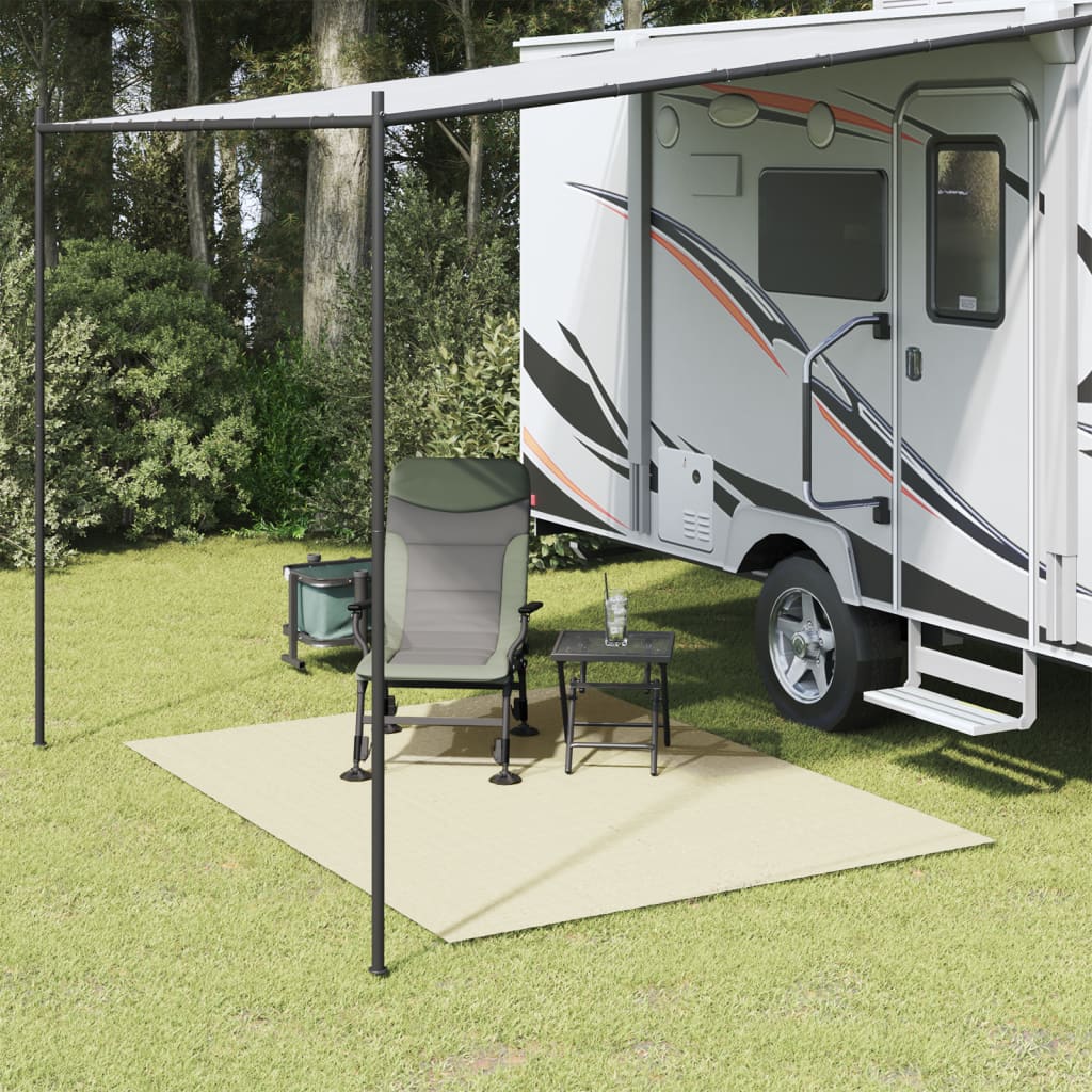 VidaXL Zeltteppich 4x2 m cremefarben