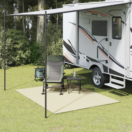 VidaXL Zeltteppich 4x2 m cremefarben