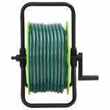 Vidaxl Schlauchtrommel mit 30 m Schlauch freistehend PVC grün