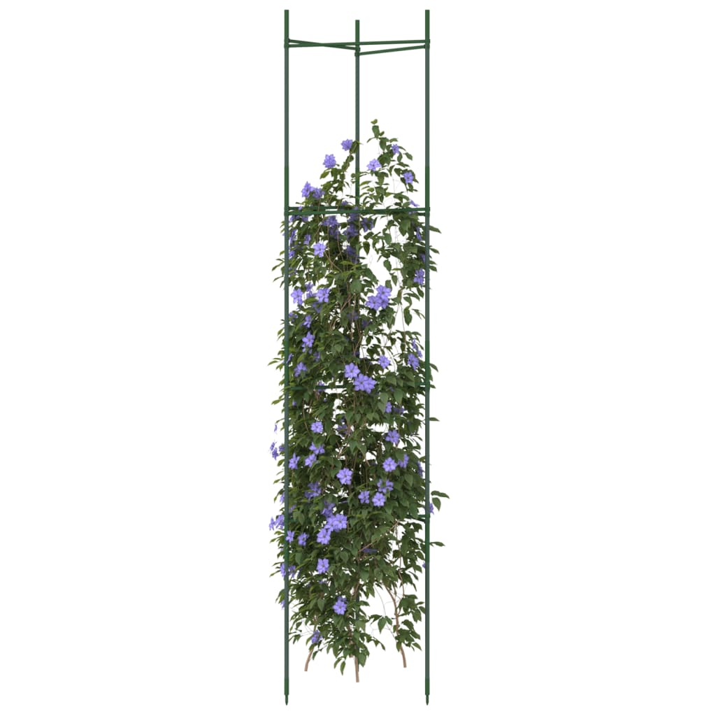 VidaXL Tomatenkäfige 4 Stück 154 cm Stahl und Polypropylen