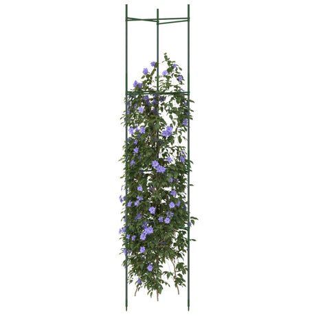 Vidaxl Tomatenkäfige 4 Stück 154 cm Stahl und Polypropylen