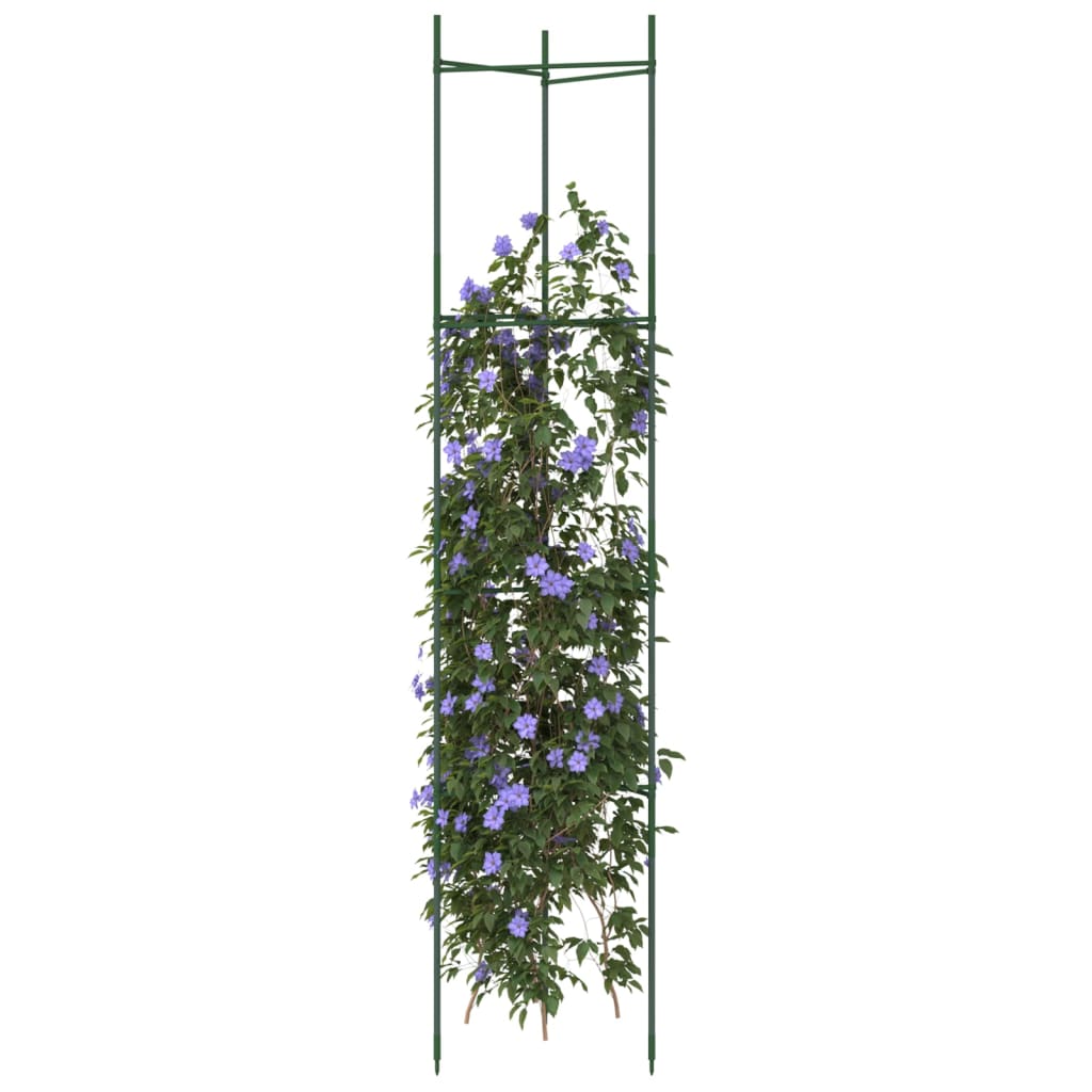 VidaXL Tomatenkäfig 8 Stück 154 cm Stahl und Polypropylen