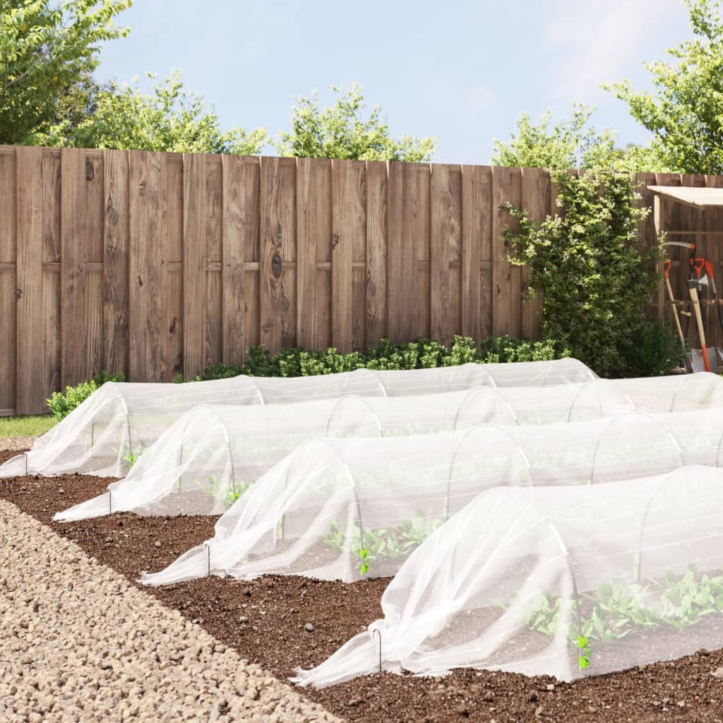 VidaXL Growtunnel 4 Stück 1,5x5 m Glasfaser und Polypropylen