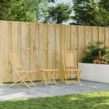 Vidaxl opklapbare stoelen, 2 stuks, 46x66x99 cm, bamboe