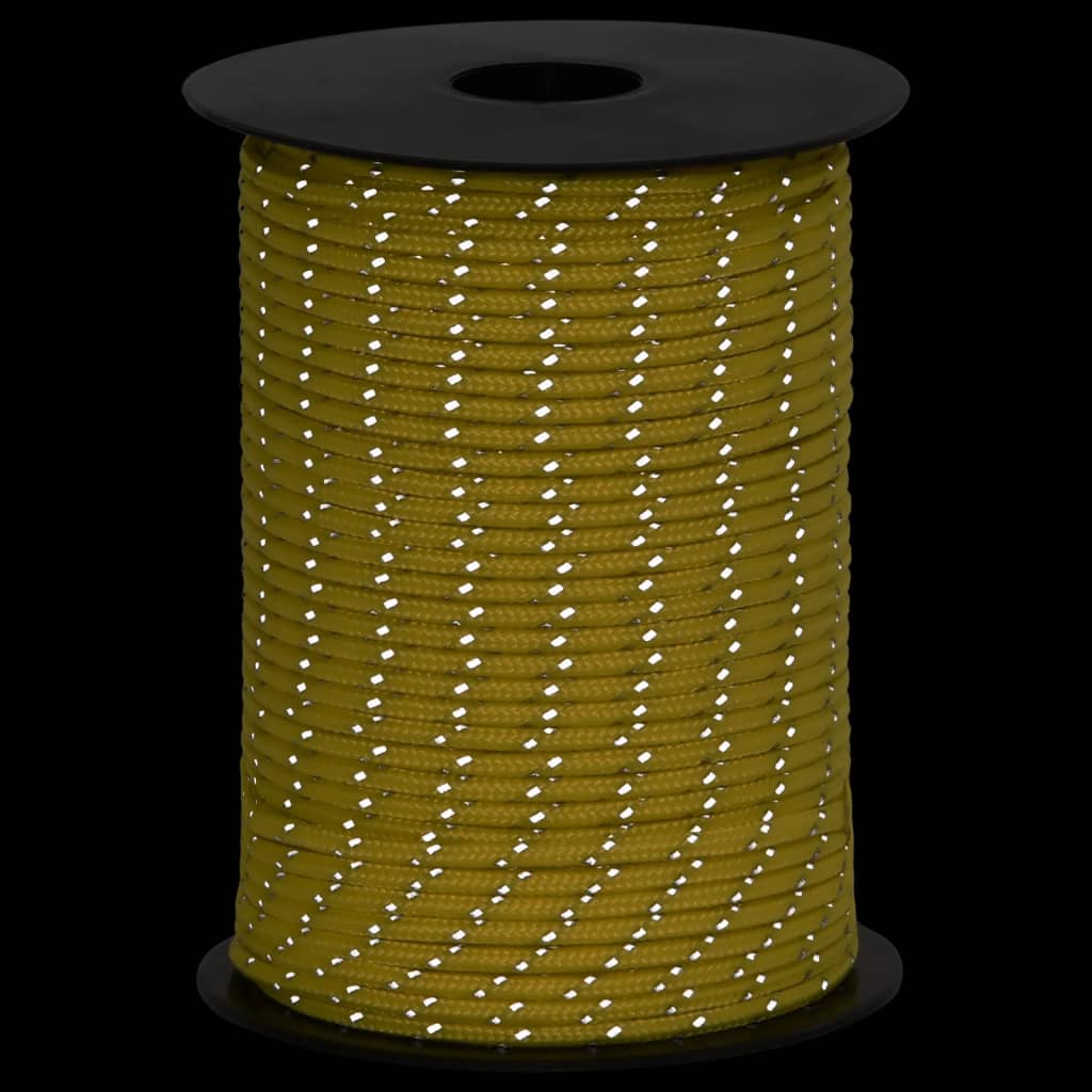 VidaXL Zelt-Abspannleine mit Reflektorstreifen und Spannern 50 m 3 mm