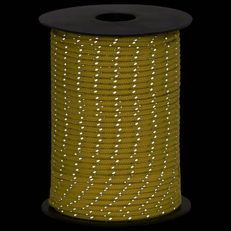 VidaXL Zelt-Abspannleine mit Reflektorstreifen und Spannern 50 m 3 mm