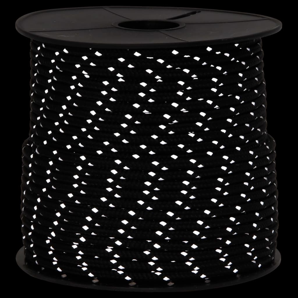 Vidaxxl Zelt-Abspannleine mit Reflektorstreifen und Spannern 50 m 4 mm