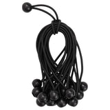 VidaXL Bungee-Seile mit Kugeln 50 Stück 21x0,5 cm