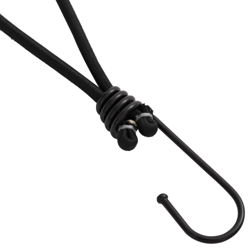 Vidaxl Spanngummi mit Haken 25 Stück 17 cm