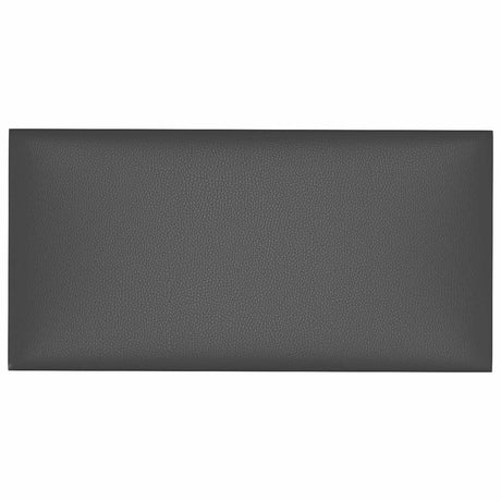 Vidaxl wandhoofdbord 12 st 30 x 15 cm grijs stof
