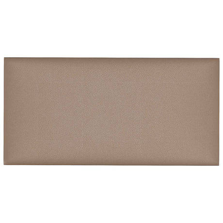 Vidaxl wandhoofdbord 12 st 30 x 15 cm cappuccino stof