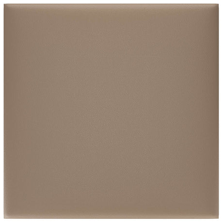 Vidaxl wandhoofdbord 12 st 30 x 30 cm cappuccino stof