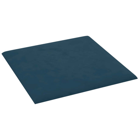 Vidaxl wandhoofdbord 12 st blauw fluweel
