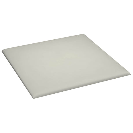 Vidaxl wandhoofdbord 12 st crèmekleurig fluweel