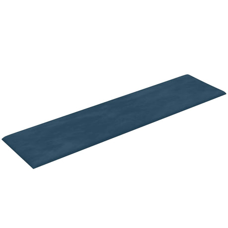 Vidaxl wandhoofdbord 12 st blauw fluweel