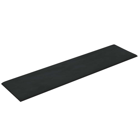 Vidaxl wandhoofdbord 12 st zwart fluweel