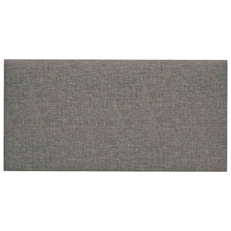 Vidaxl wandhoofdbord 12 st 60 x 30 cm lichtgrijs stof