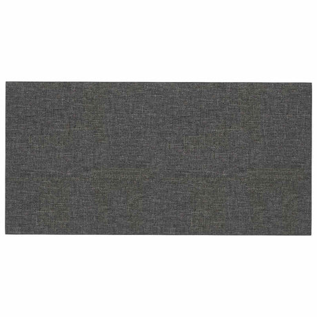 Vidaxl wandhoofdbord 12 st 60 x 30 cm donkergrijs stof