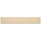 Vidaxl wandhoofdbord 12 st 90 x 15 cm crème stof