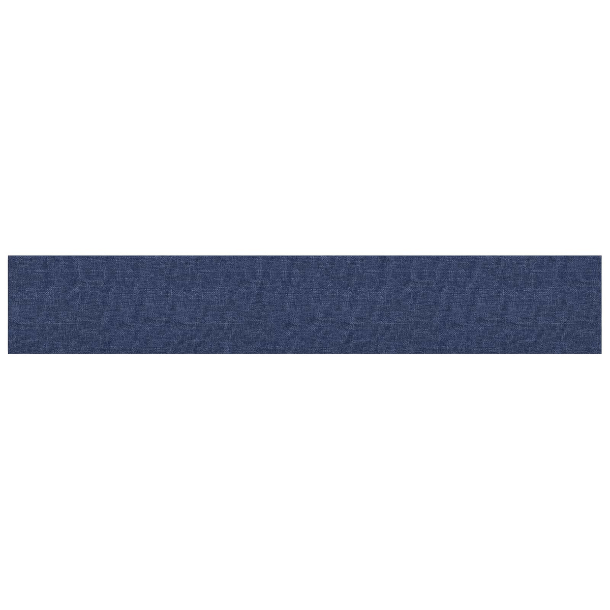 Vidaxl wandhoofdbord 12 st 90 x 15 cm blauw stof
