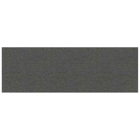 Vidaxl wandhoofdbord 12 st 90 x 30 cm donkergrijs stof