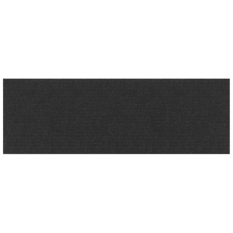 Vidaxl wandhoofdbord 12 st 90 x 30 cm zwart stof