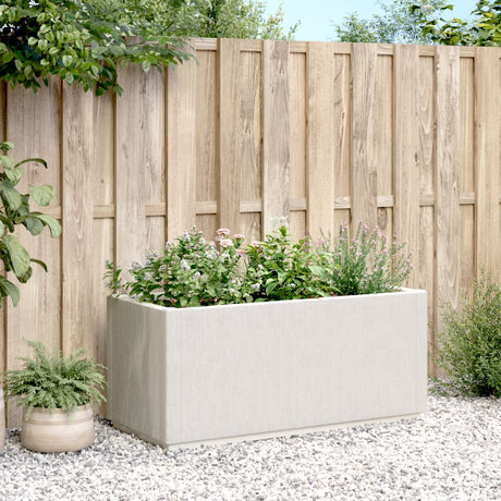 Vidaxx Pflanzgefäß 80x36x35 cm Polypropylen weiß