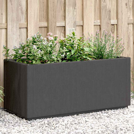 Vidaxx Pflanzgefäß 80x36x35 cm Polypropylen dunkelgrau