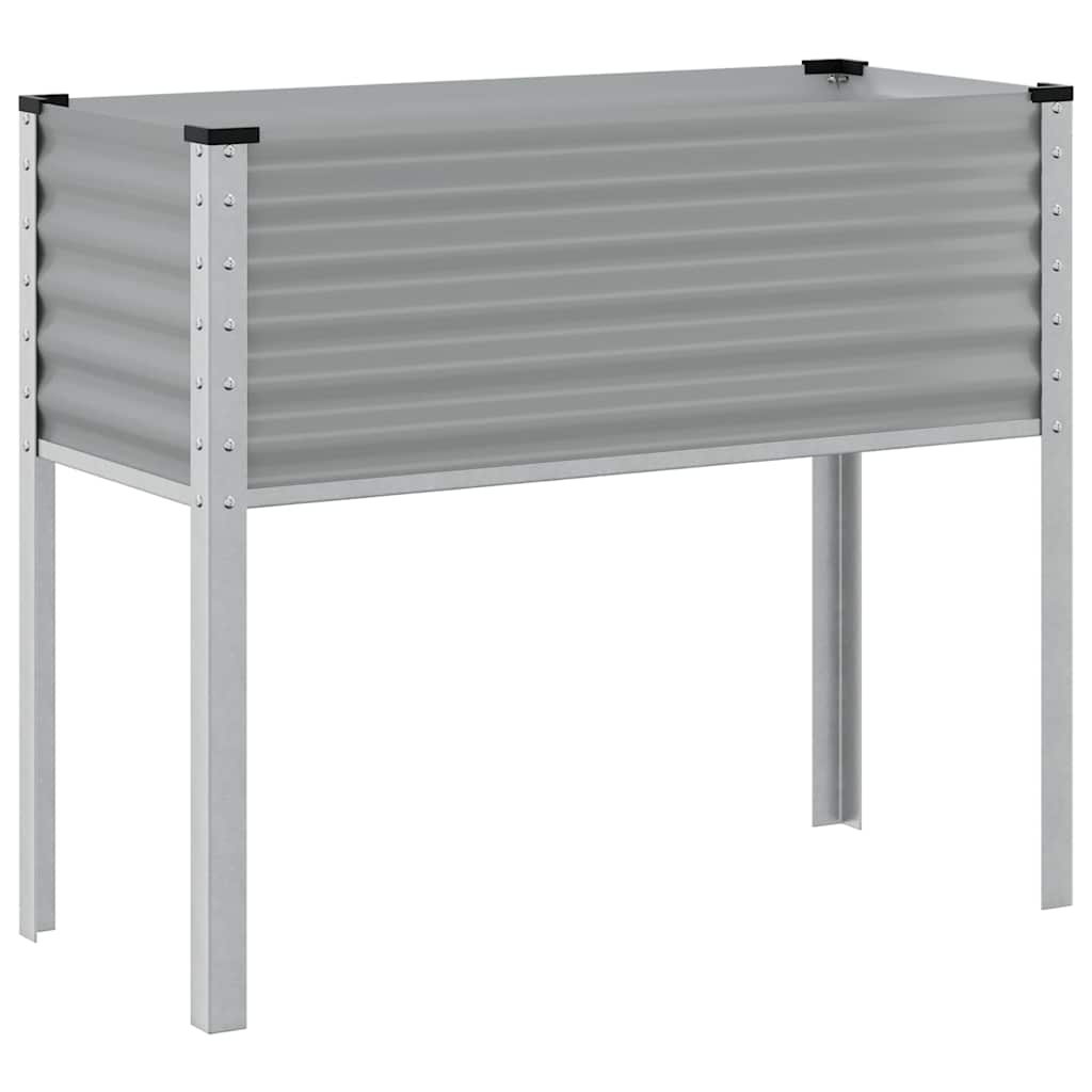 Vidaxx Pflanzgefäß 100x45x90 cm stahlgrau