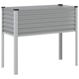 Vidaxx Pflanzgefäß 100x41x90 cm stahlgrau
