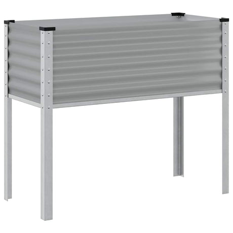 Vidaxx Pflanzgefäß 100x41x90 cm stahlgrau