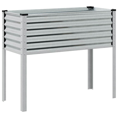 Vidaxx Pflanzenbank 100x41x90 cm verzinkter Stahl