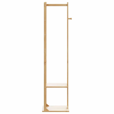 Vidaxx Garderobenständer mit Haken und Ablagen 38,5x30x156 cm Bambus