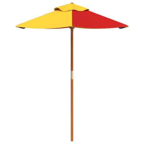 VidaXL Sonnenschirm für Kinder mit Holzstange ø120x140 cm