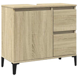 Vidaxl badkamerkast 65x33x60 cm bewerkt hout sonoma eikenkleurig