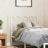 Vidaxl vervangend hoofdbord 75 cm metaal wit