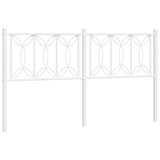 Vidaxl vervangend hoofdbord 150 cm metaal wit