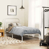 Vidaxl vervangend hoofdbord 90 cm metaal wit