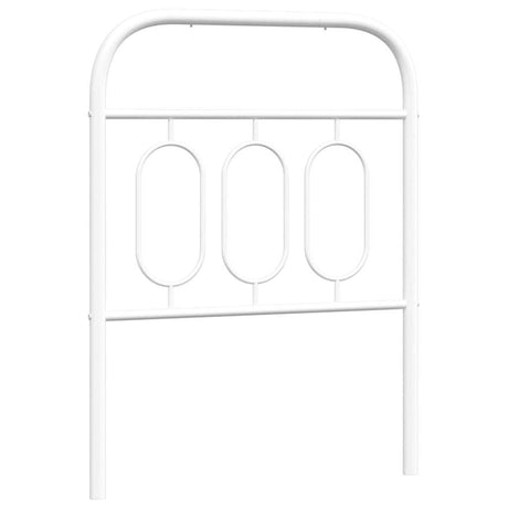 Vidaxl vervangend hoofdbord 75 cm metaal wit