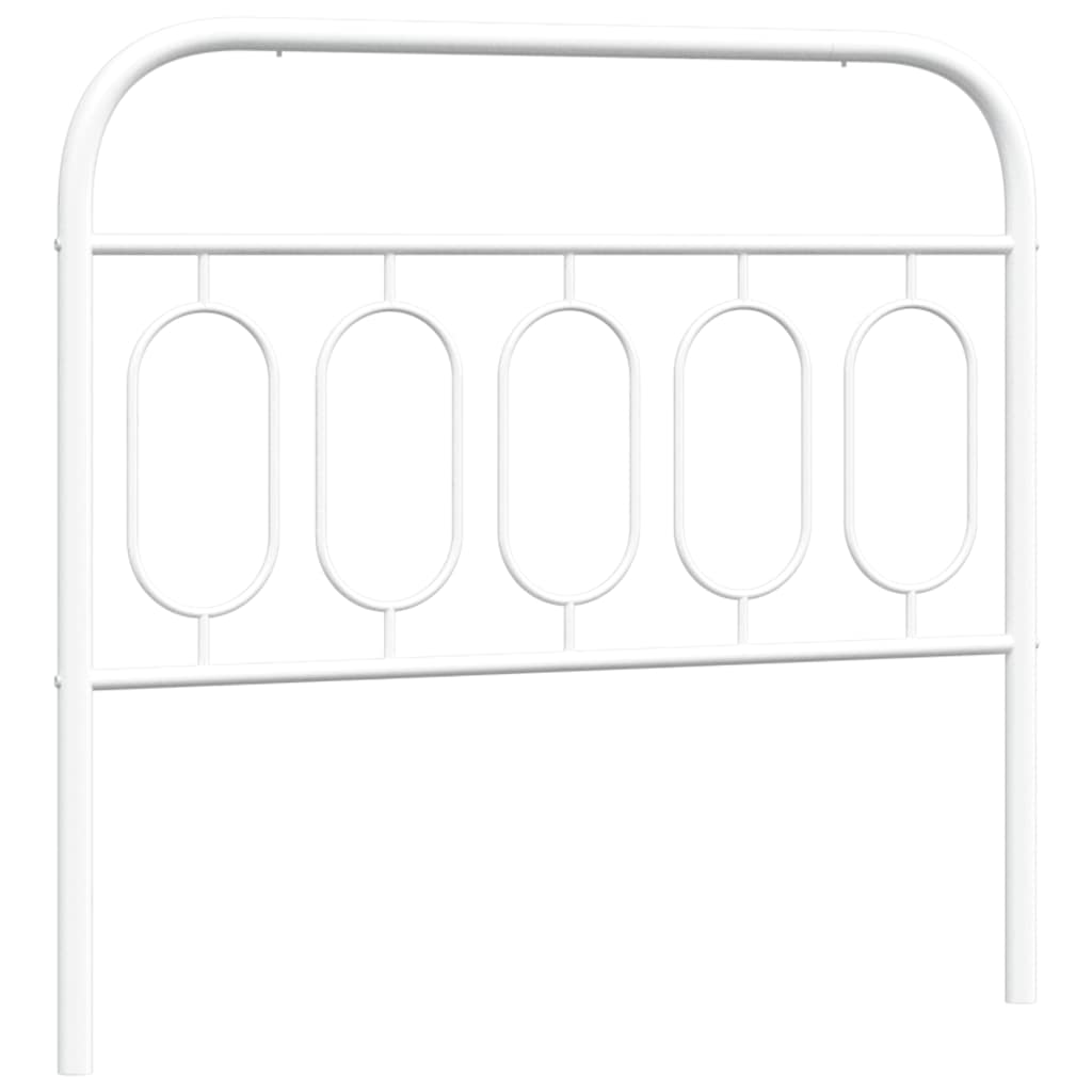 Vidaxl vervangend hoofdbord 100 cm metaal wit