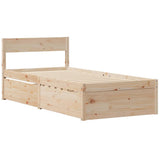 Vidaxl bedframe zonder matras massief grenenhout 90x200 cm