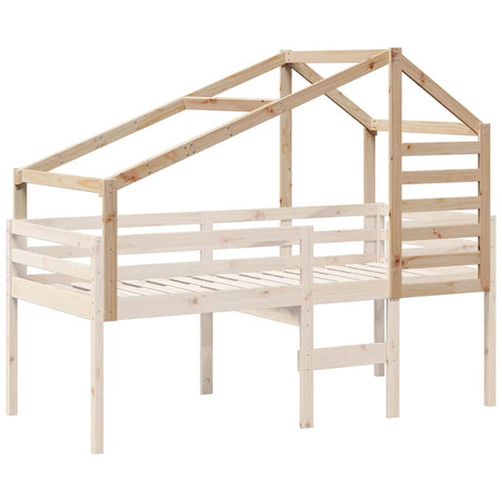 Vidaxl kinderbedhuisje 188x82x113 cm massief grenenhout