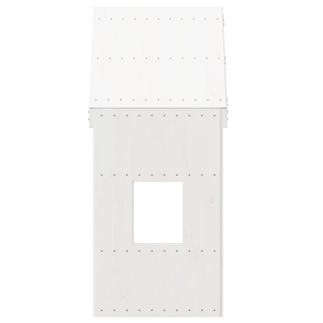 Vidaxl kinderbedhuisje 60x89x134,5 cm massief grenenhout wit