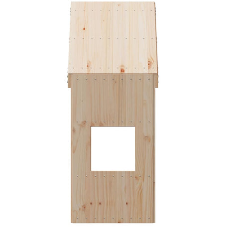 Vidaxl kinderbedhuisje 55x99x139,5 cm massief grenenhout