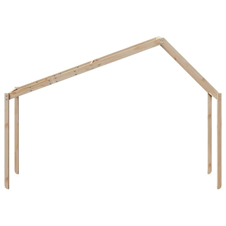 Vidaxl kinderbedhuisje 213x95,5x144,5 cm massief grenenhout