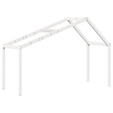 Vidaxl kinderbedhuisje 213x95,5x144,5 cm massief grenenhout wit